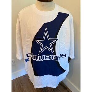 Dallas Cowboys Reebok NFL Team Apparel On Field White Men Short Sleeve Size 2XL